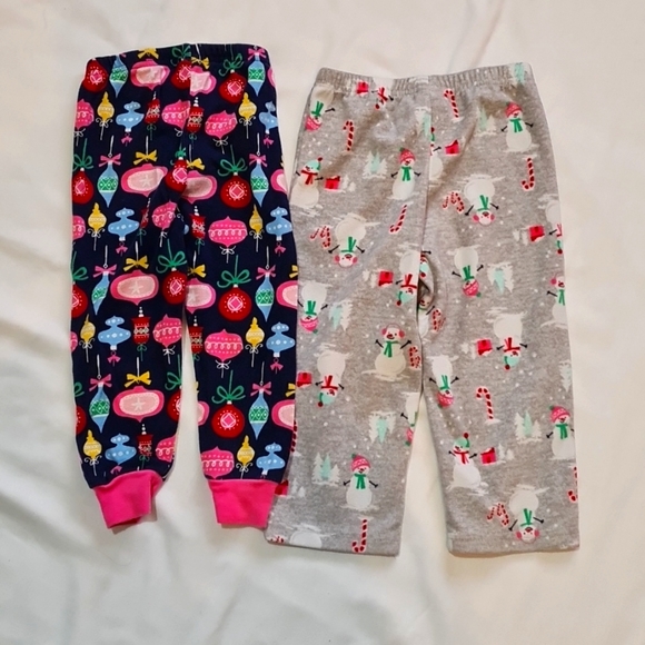 5/$20 Two pair holiday pants Sz 2T - Picture 4 of 4